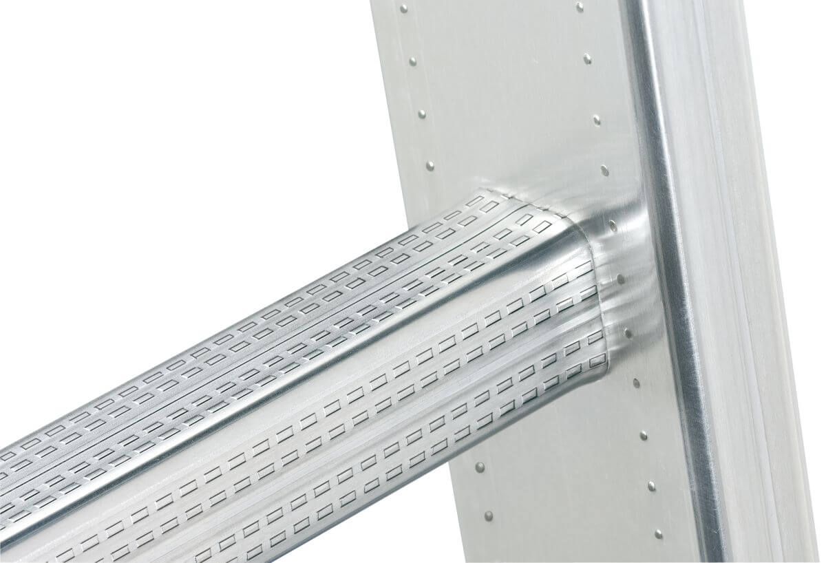 Hailo 2A-Ware S80 ProfiStep duo, Alu-Teleskopleiter, 2 x 9 Sprossen, Sprossenweite verstellbar Produktabbildung 4