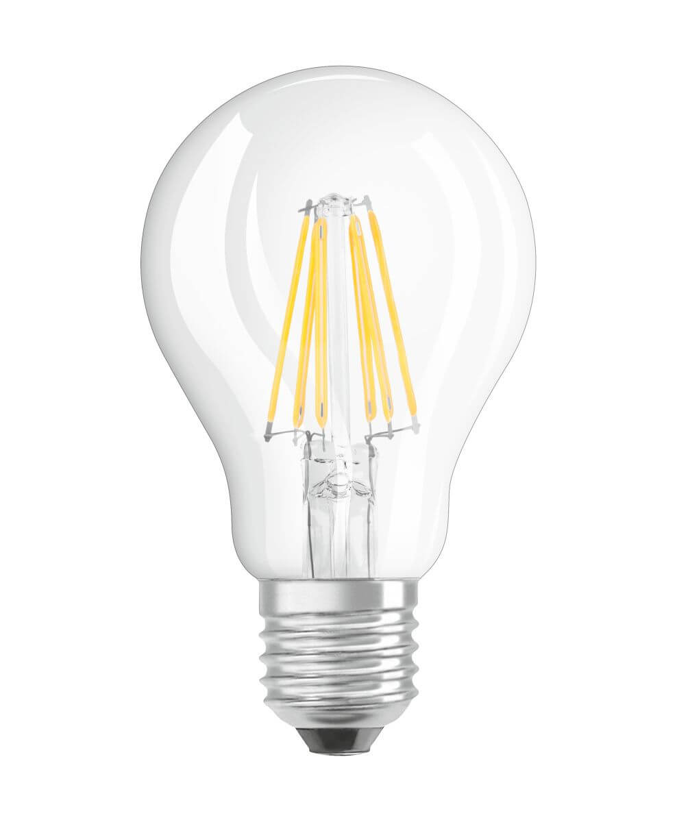 Osram LED Star Classic A 60, 7W = 60W, 806 lm, E27, klar, Warmweiß (2700K), Filament Lampe Osram LED Star Classic A 60, 7W = 60W, 806 lm, E27, klar, Warmweiß (2700K), Filament Lampe