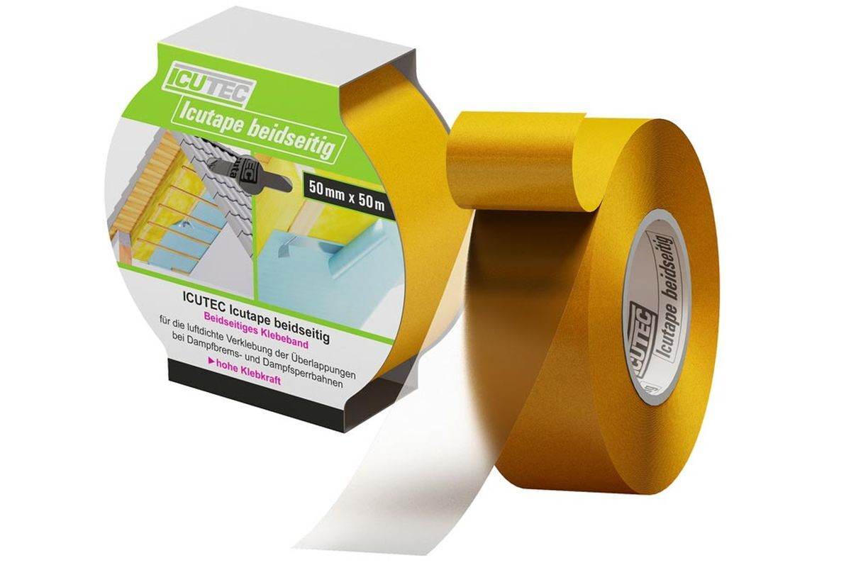 ICUTEC Dampfsperre Vorteilspaket, Dampfsperrfolie, Klebeband, Kleber, 100 m² Produktabbildung 3