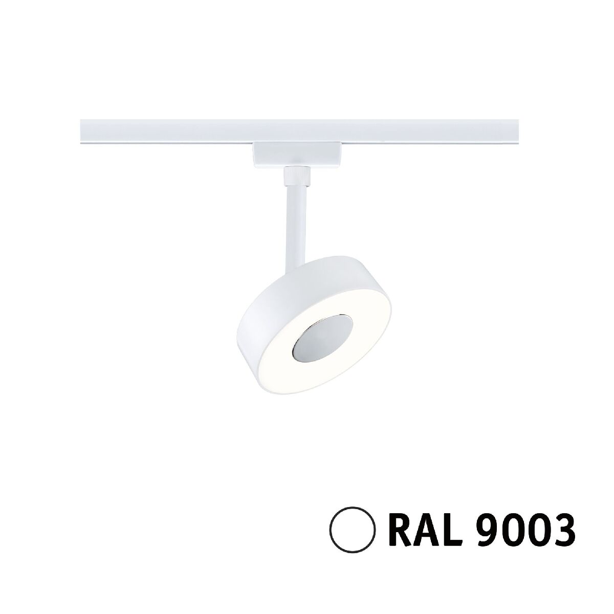 Paulmann URail LED Spot Circle, Schienensystem inkl Leuchtmittel, Warmweiß, Deckenlampe, Signalweiß Paulmann URail LED Spot Circle, Schienensystem inkl Leuchtmittel, Warmweiß, Deckenlampe, Signalweiß