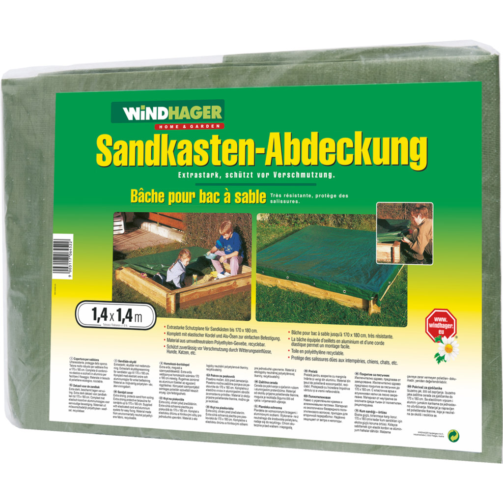 Windhager Sandkasten-Abdeckung 07044 (06450) 200 x 200 cm Produktabbildung