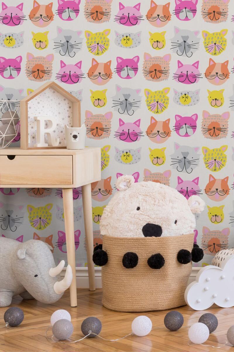 AS Creation Tapete Gelb Orange Rosa | Kinderzimmer | Boys & Girls 6 | Kindertapete