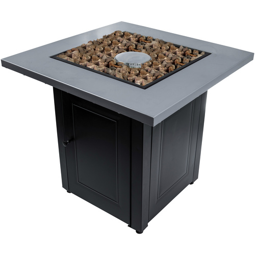 ACTIVA Feuerstelle, , Höhe: 65 cm, 12,5 k W - silberfarben