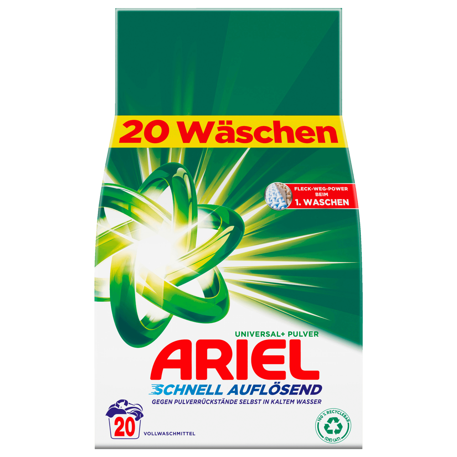 Ariel Vollwaschmittel Pulver 1,2kg 20WL