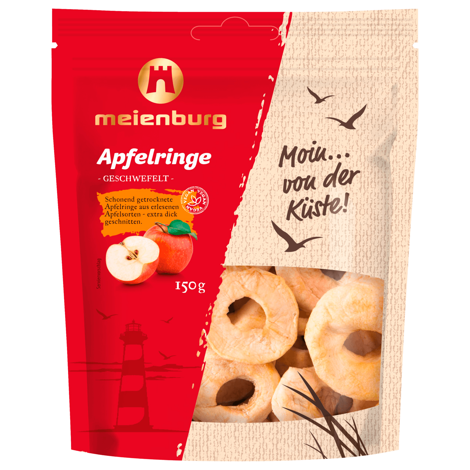 Meienburg Apfelringe geschwefelt 150g