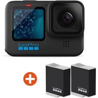 GoPro Set Hero 11 Black 5,3K60/4K120-Action Cam + 2 x Zusatzakku