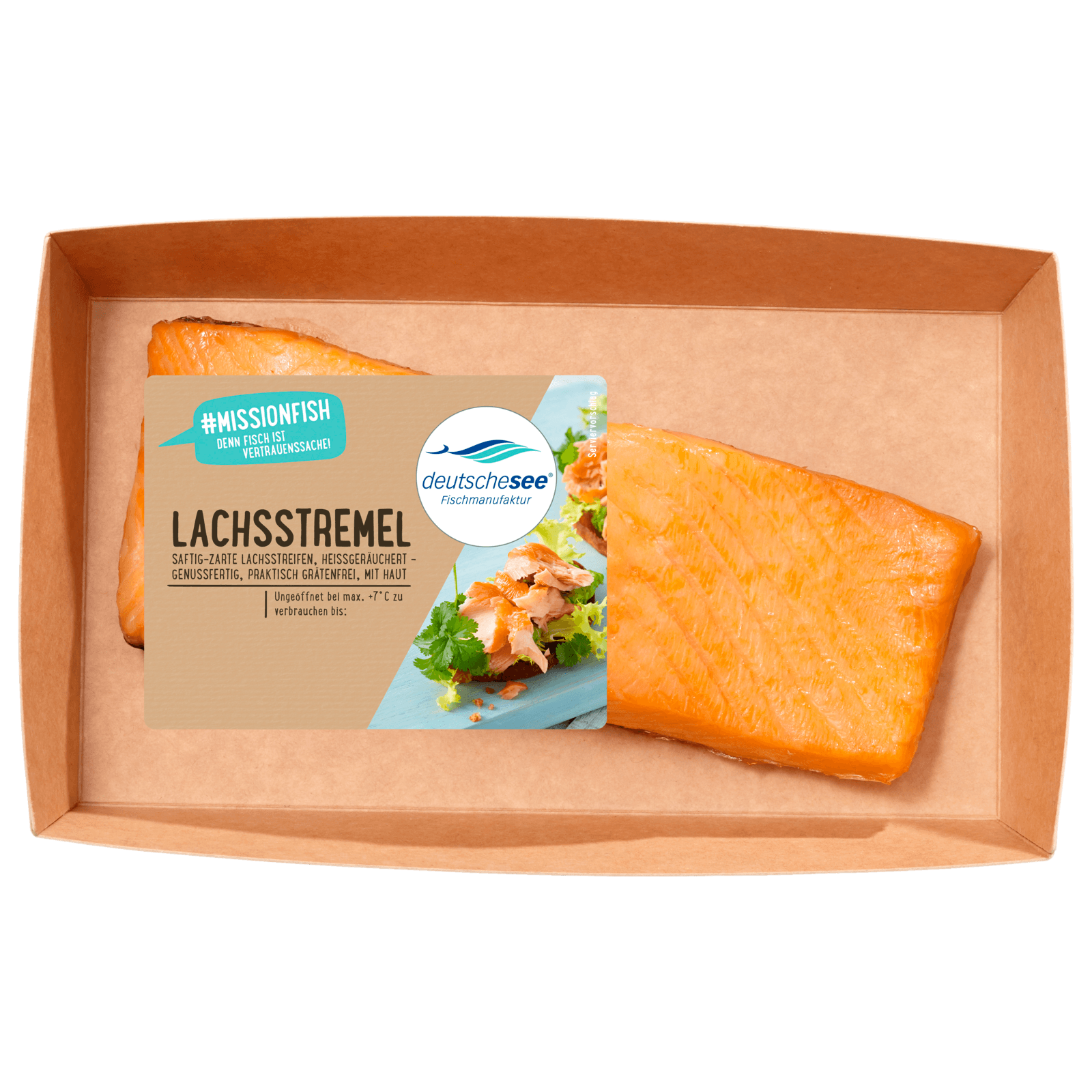 Deutsche See Lachsstremel 120g