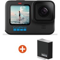 GoPro Set Hero 10 Black 5K60/4K10-Action Cam + Zusatzakku