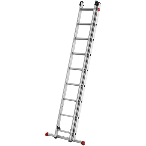 HAILO Alu-Schiebeleiter »S80 ProfiStep duo«, 2 Sprossen, Aluminium - silberfarben