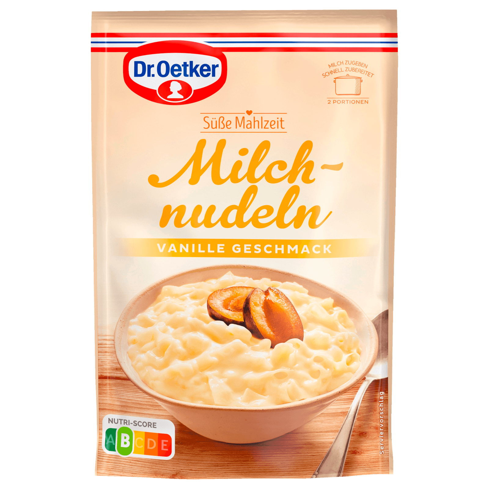 Dr. Oetker Milchnudeln Vanille-Geschmack 116g