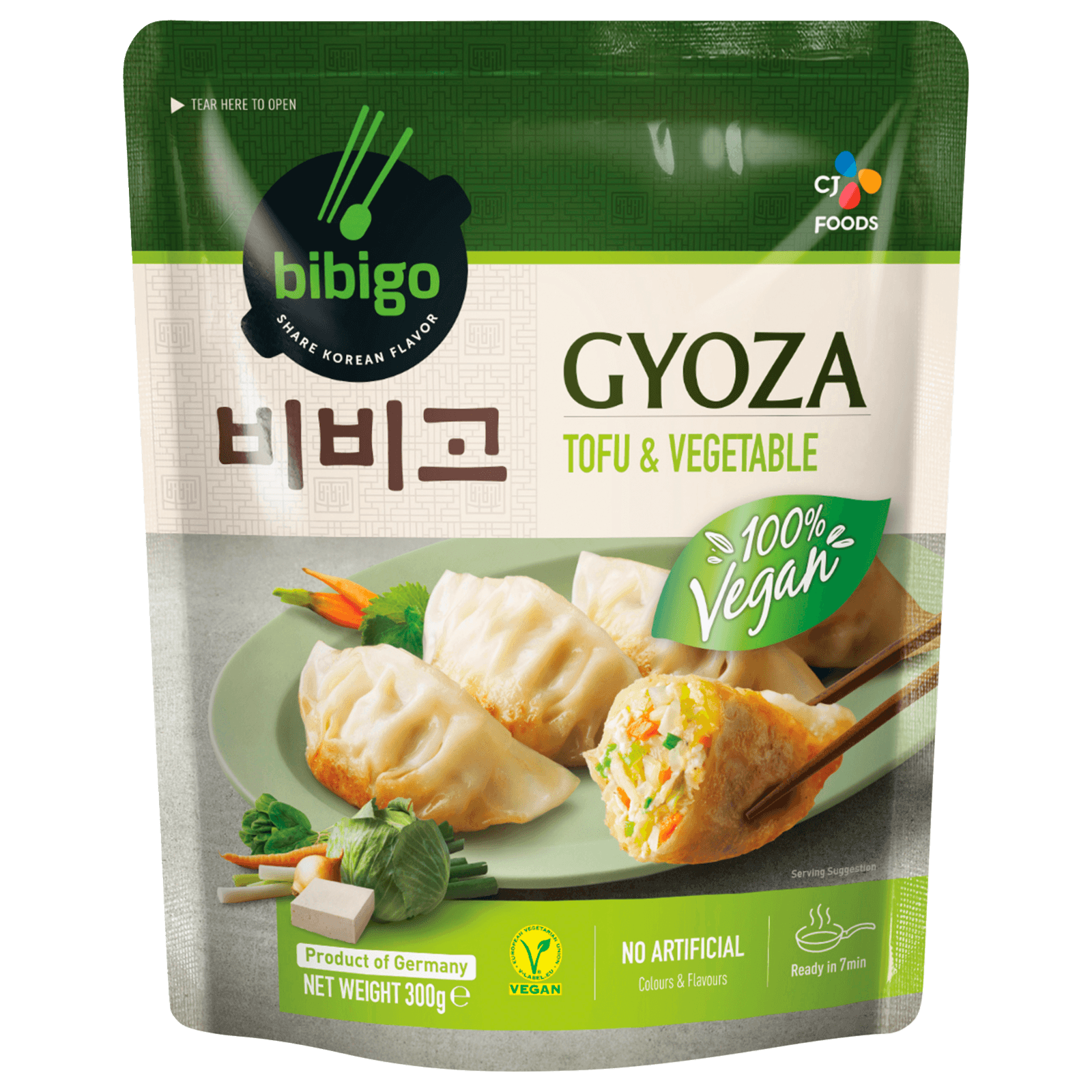 bibigo Gyoza Tofu & Vegetable vegan 300g