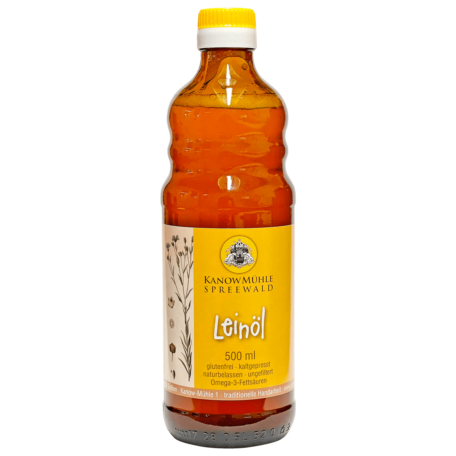 Kanow Mühle Leinöl glutenfrei 500ml