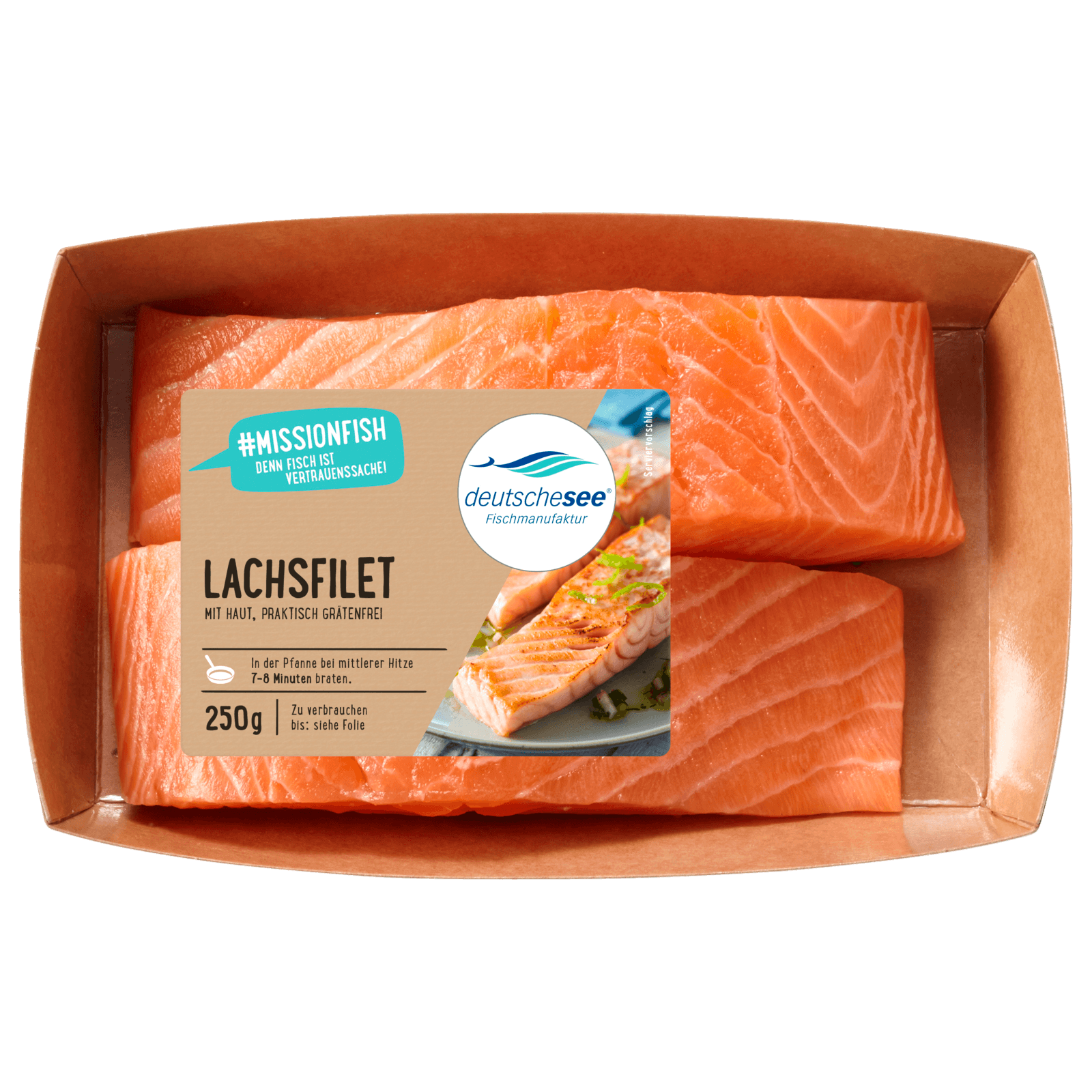 Deutsche See Lachsfilet 250g