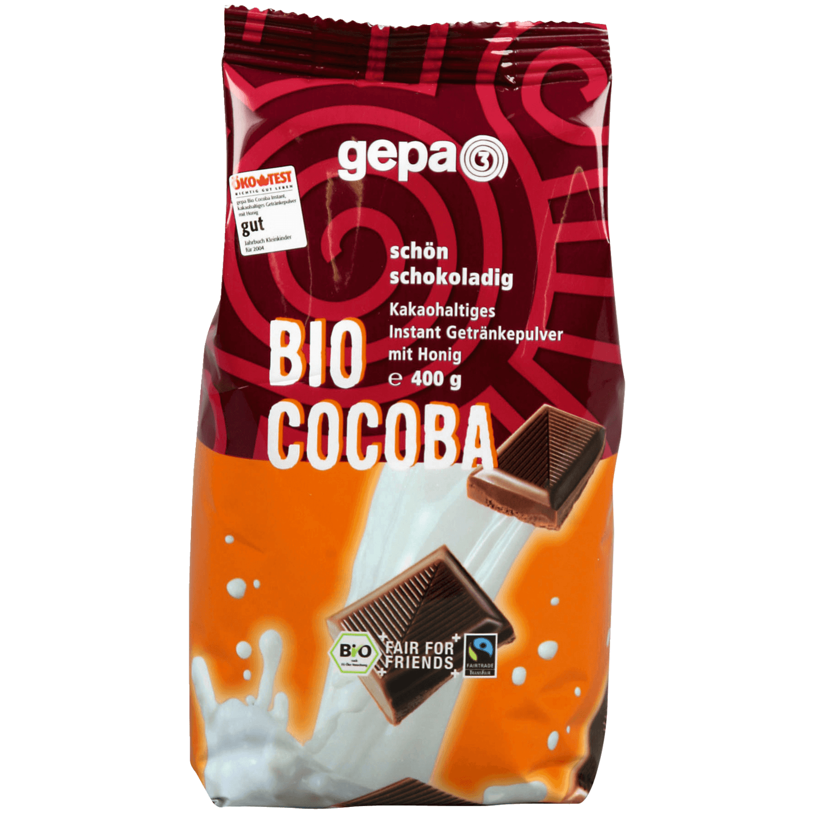 Gepa Bio & Fair Cocoba Frühstückskakao mit Honig 400g