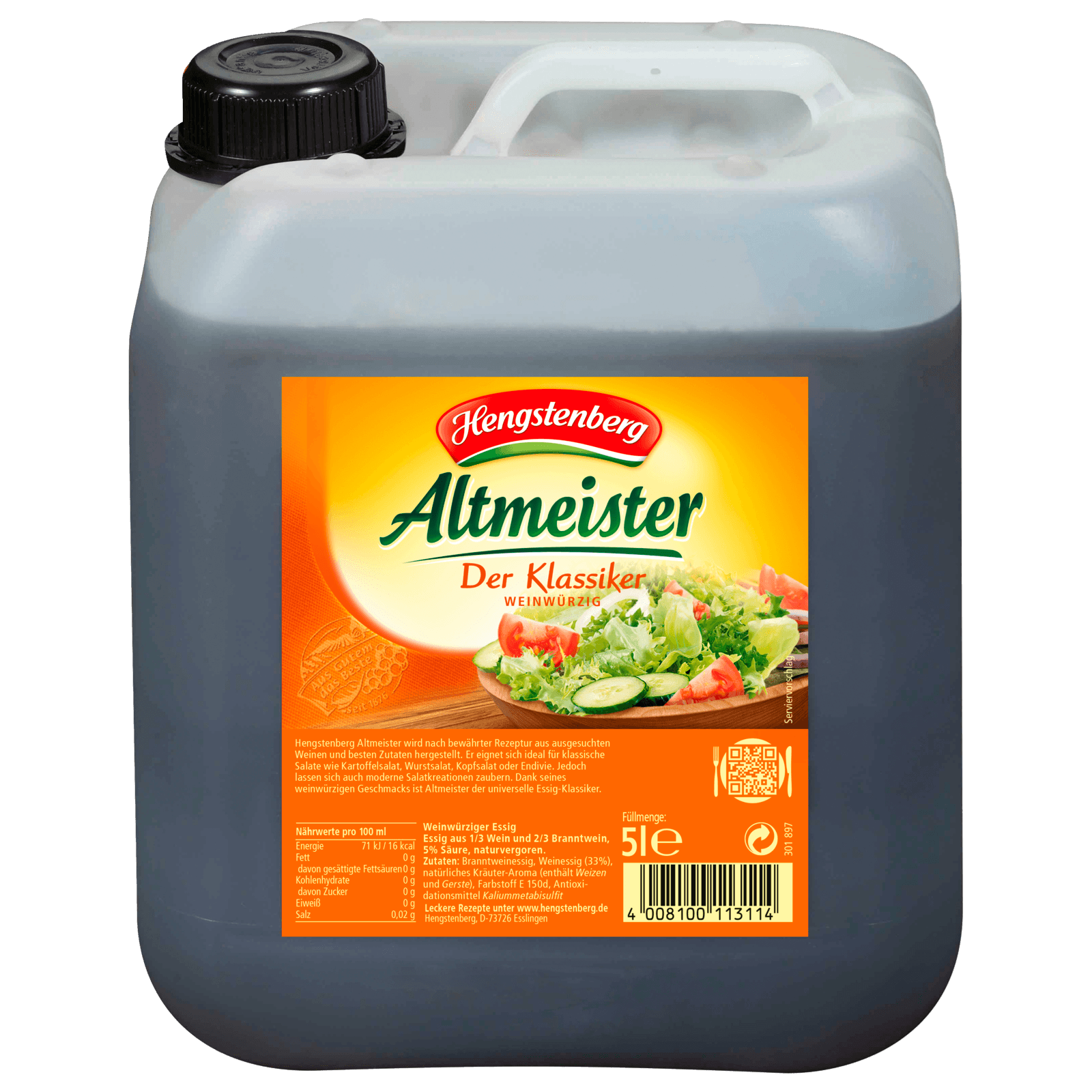 Hengstenberg Altmeister Der Klassiker Weinwürzig 5l