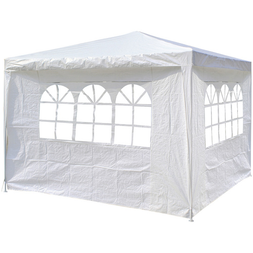 CASAYA Seitenteile, Breite: 290 cm, Polyethylen, weiß, mit Fenster - weiss