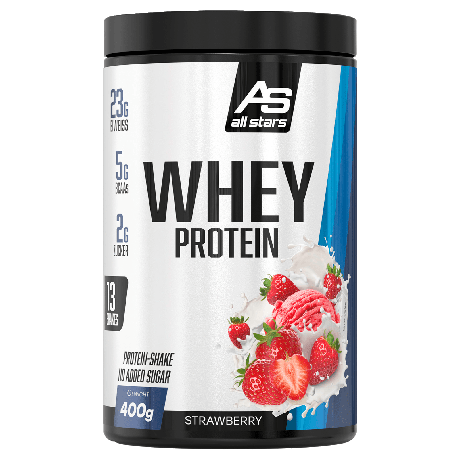 All Stars Whey Protein Pulver Strawberry 400g