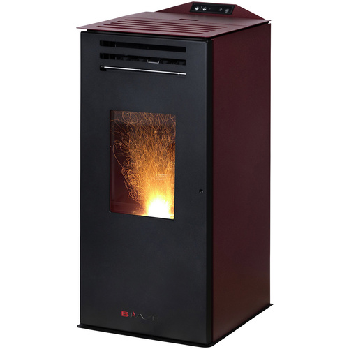 BLAZE Pelletofen »ANNA«, 6,33 kw, WiFi-fähig, BxHxT: 45 x 86 x 51 cm - schwarz