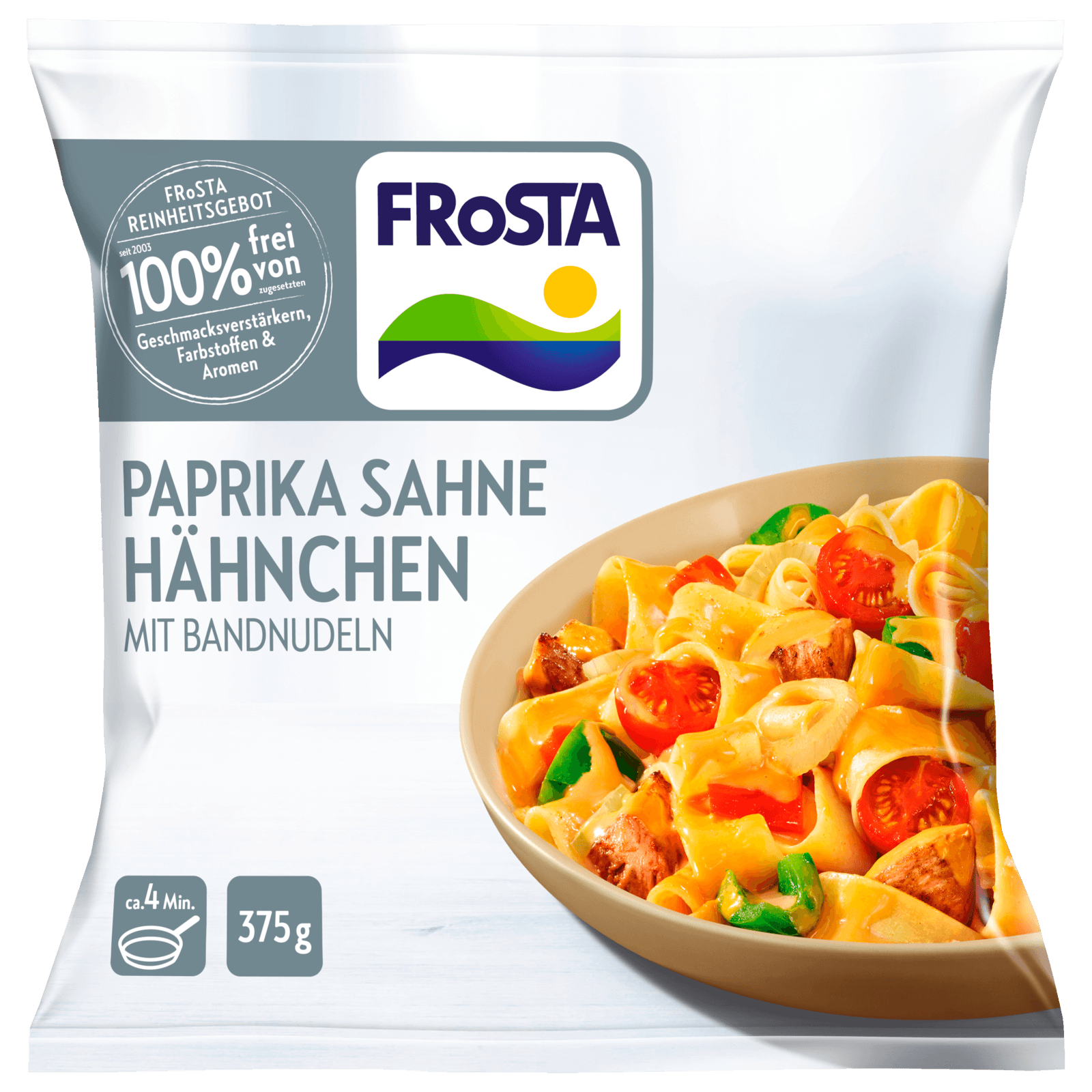 Frosta Kleine Mahlzeit Paprika Sahne Hähnchen 375g