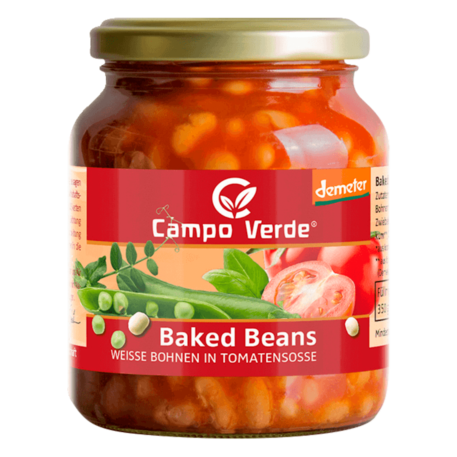 Campo Verde demeter Bio Baked Beans 350g