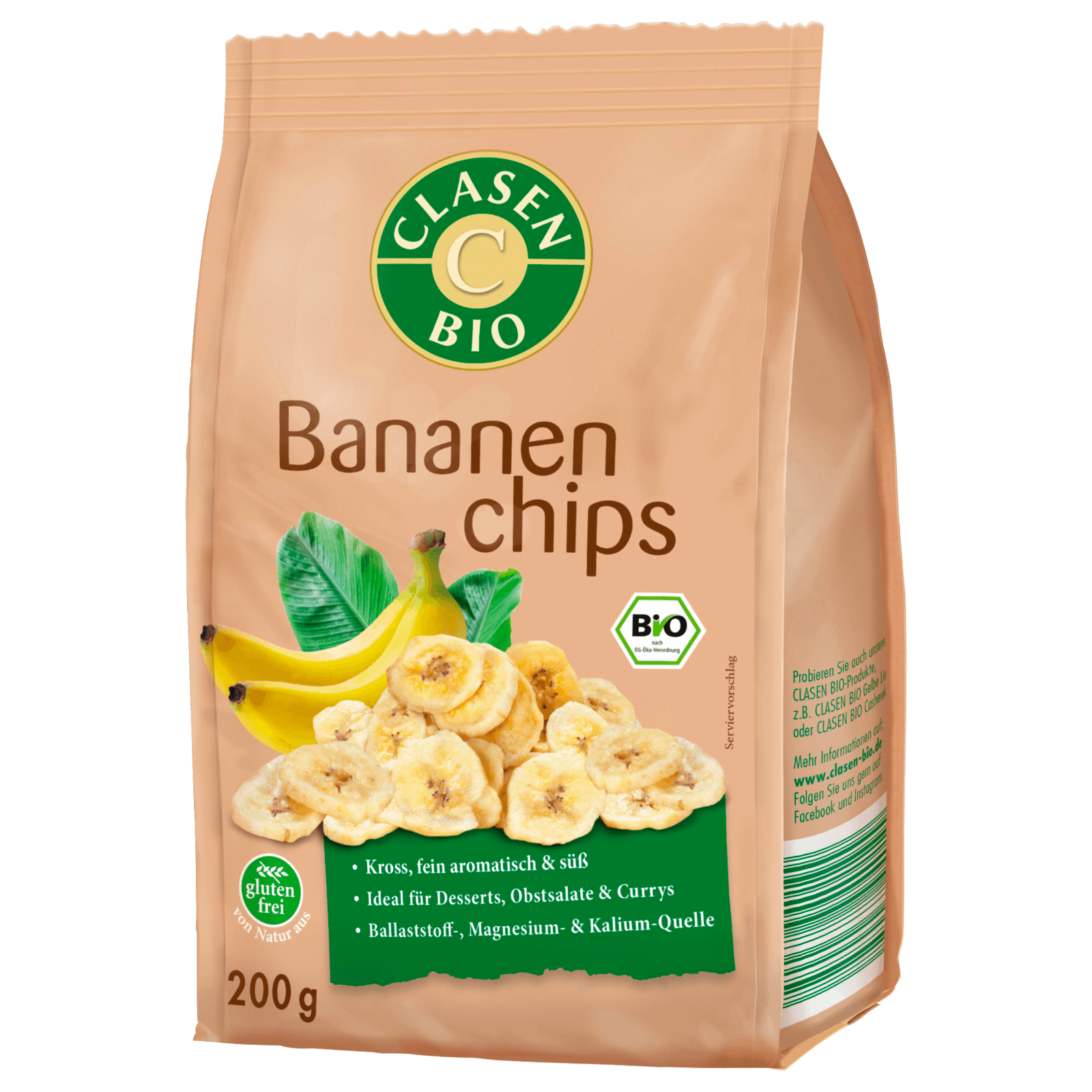 Clasen Bio Bananenchips 200g