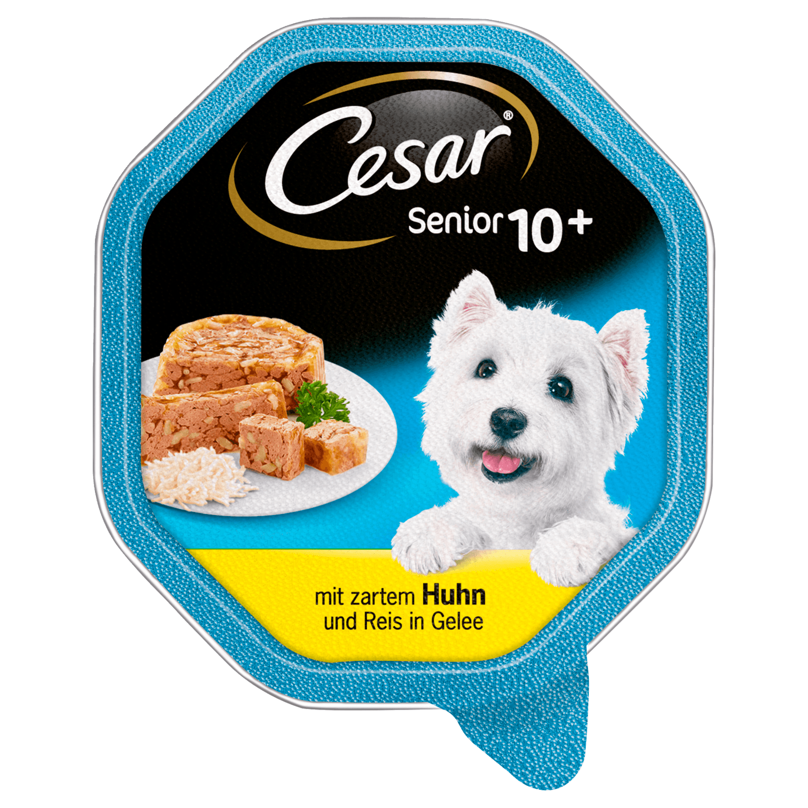 Cesar Schale Senior mit Huhn und Reis 150g