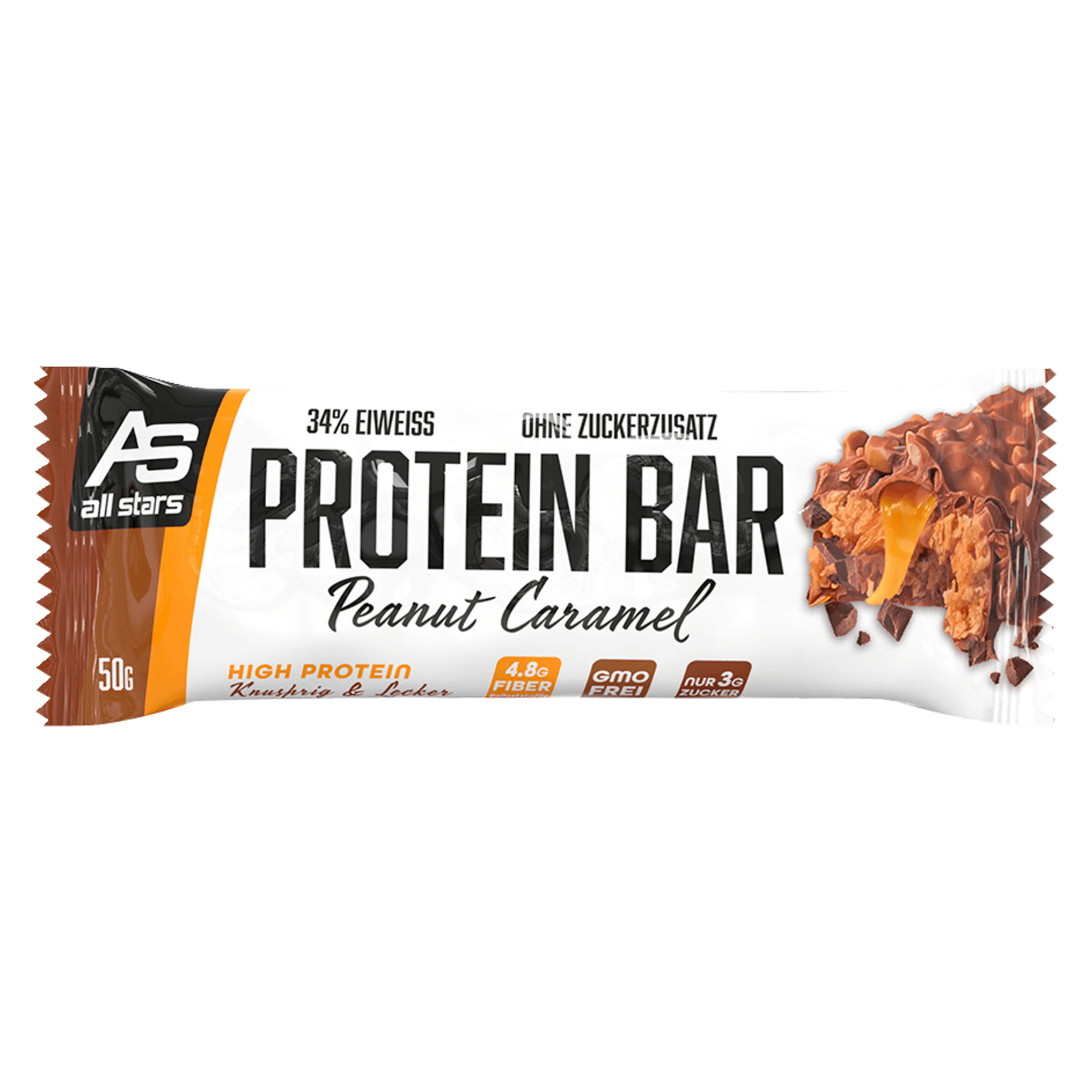 All Stars Protein Bar Peanut Caramel 50g