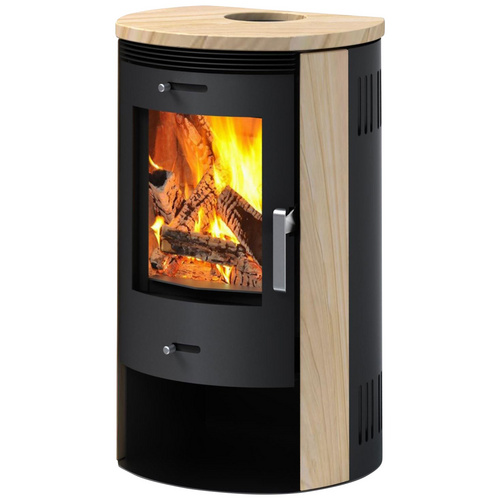 accente Kaminofen »Nyborg 3.0«, Sandstein, 7,5 kW, BxHxT: 53 x 94 x 42 cm, eckig - beige