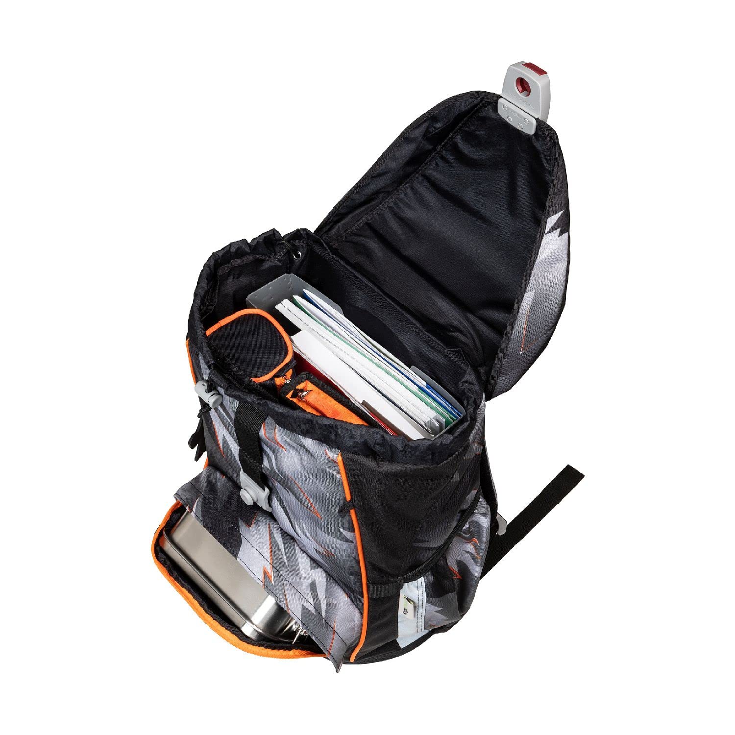 DerDieDas Schulrucksack ErgoFlex Set 5tlg. LED Limited Edition Cyber Dino Kombi