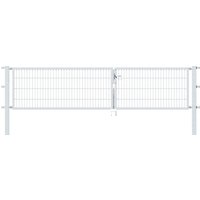 Alberts Zaundoppeltür, 350 cm Breite, in versch. Höhen