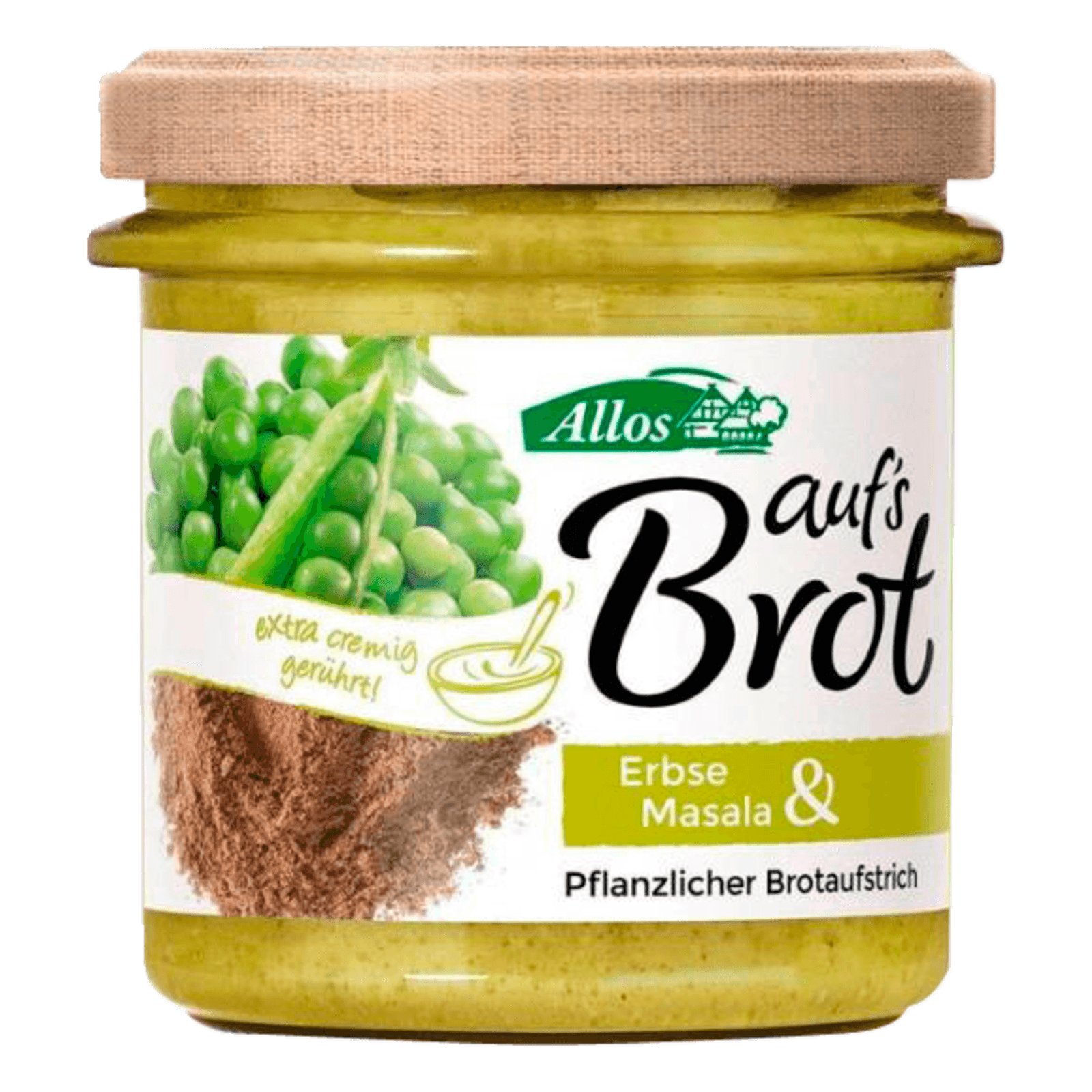 Allos Bio auf's Brot Erbse & Masala 140g