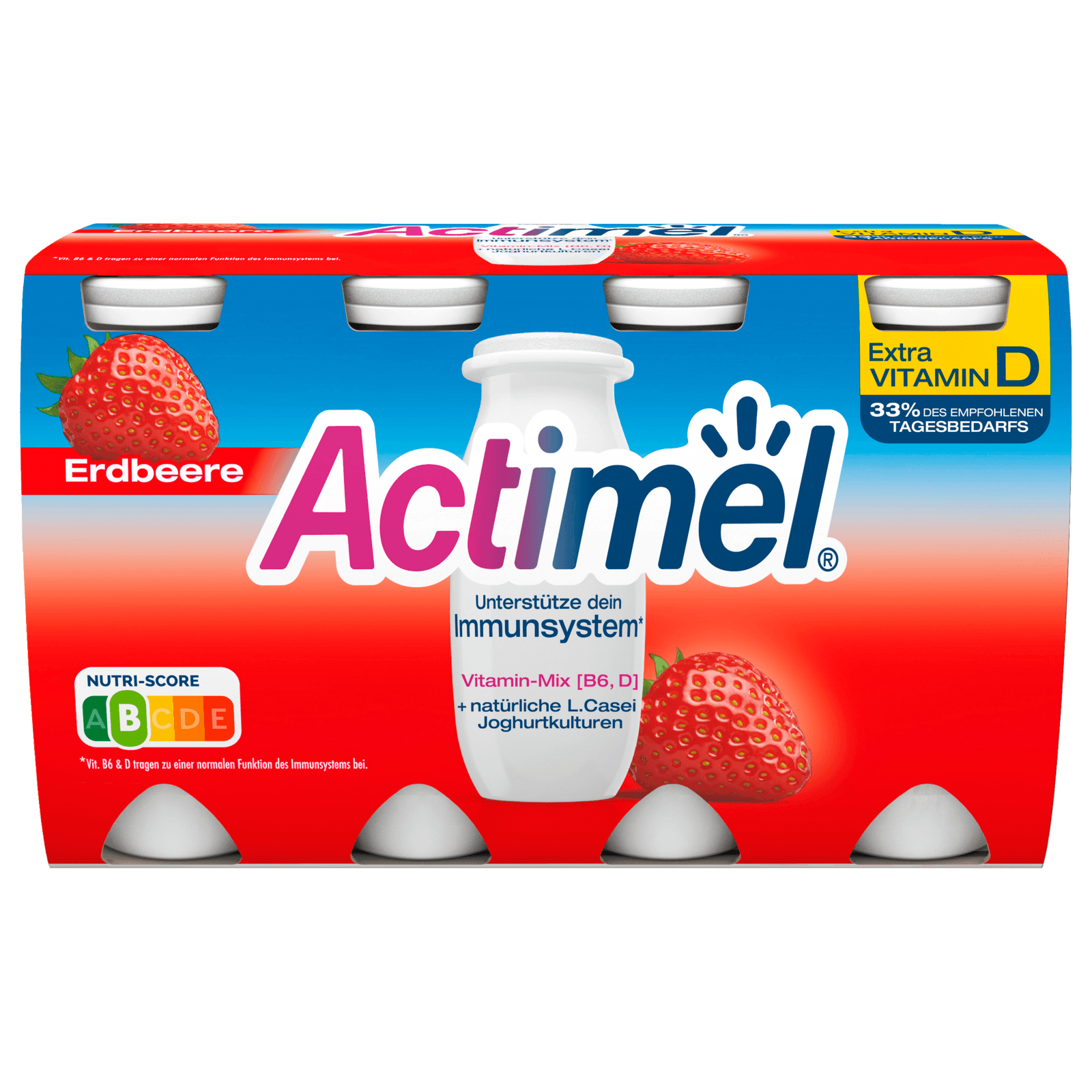 Danone Actimel Drink Erdbeere 8x100g