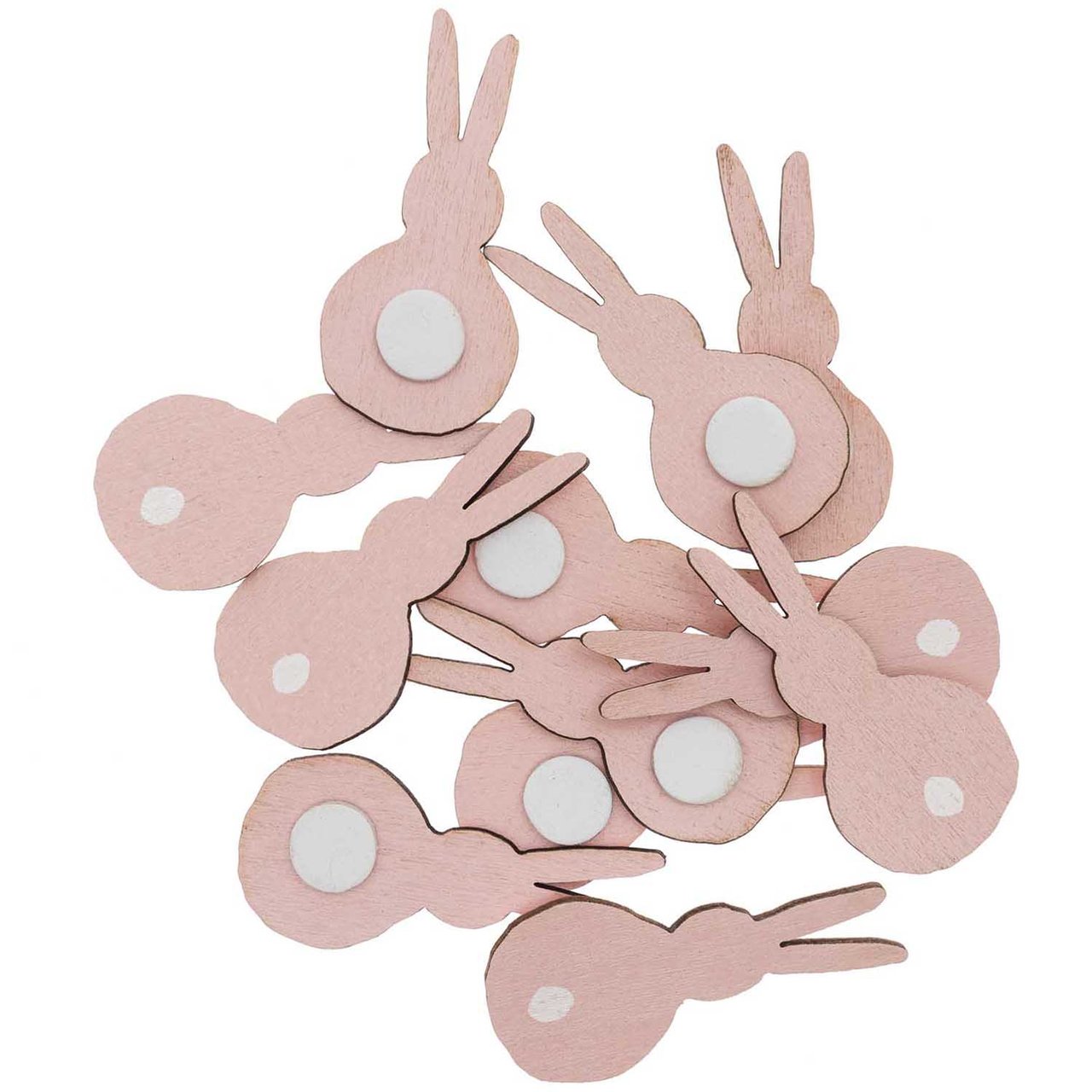 Ohhh! Lovely! Holzsticker Hase 12 Stück rosa