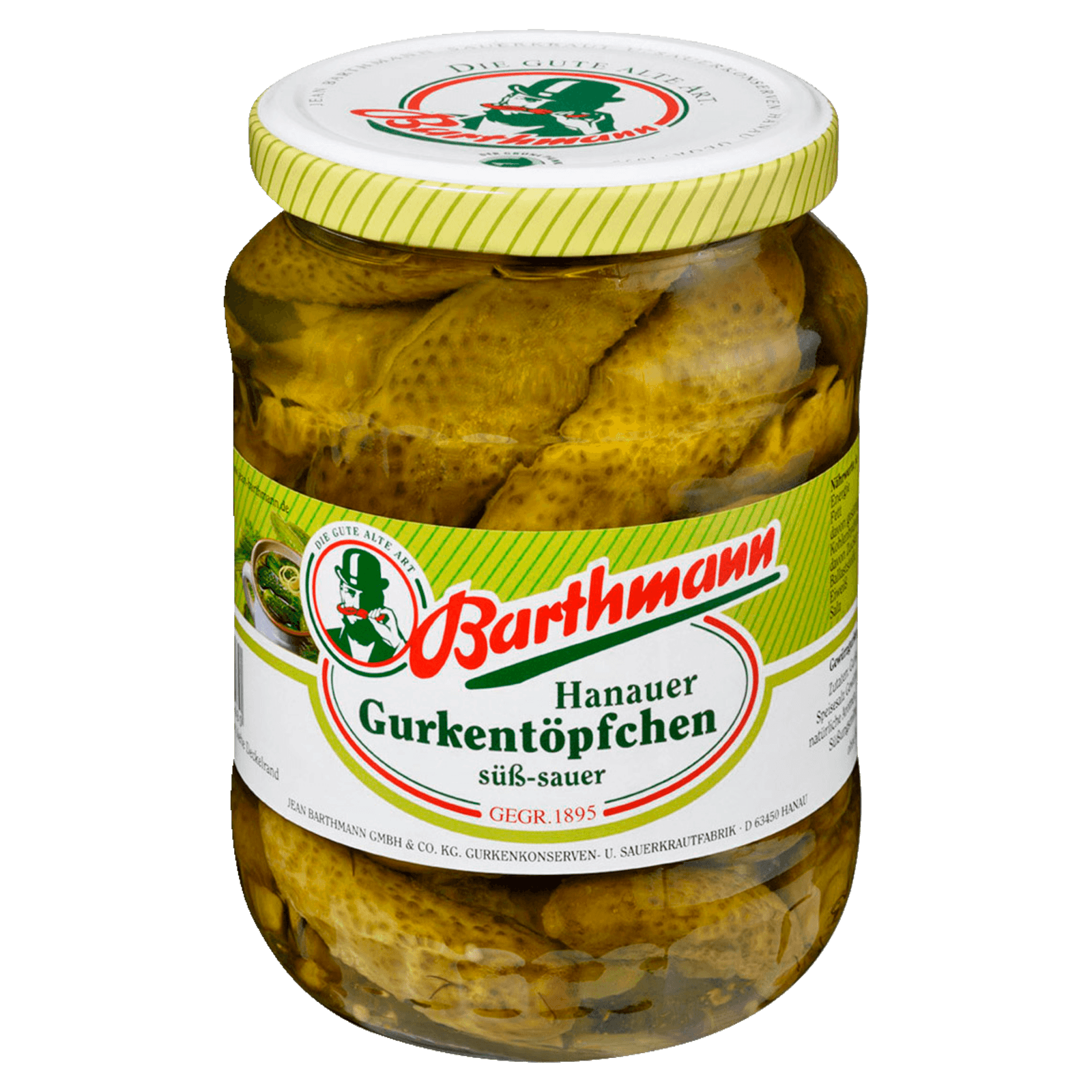 Barthmann Hanauer Gurkentöpfchen 360g