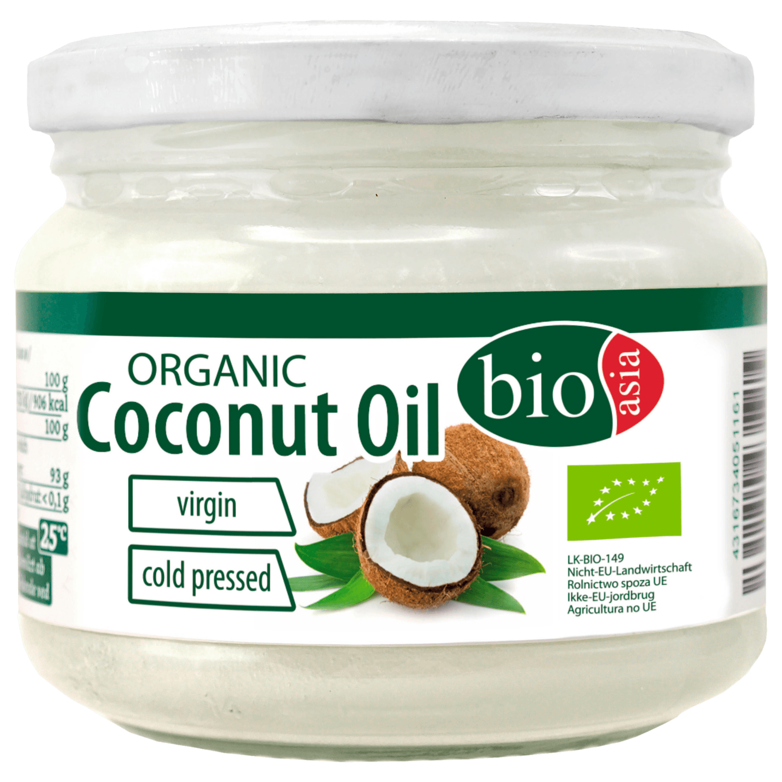 Bio Asia Organic Coconut Oil 250ml