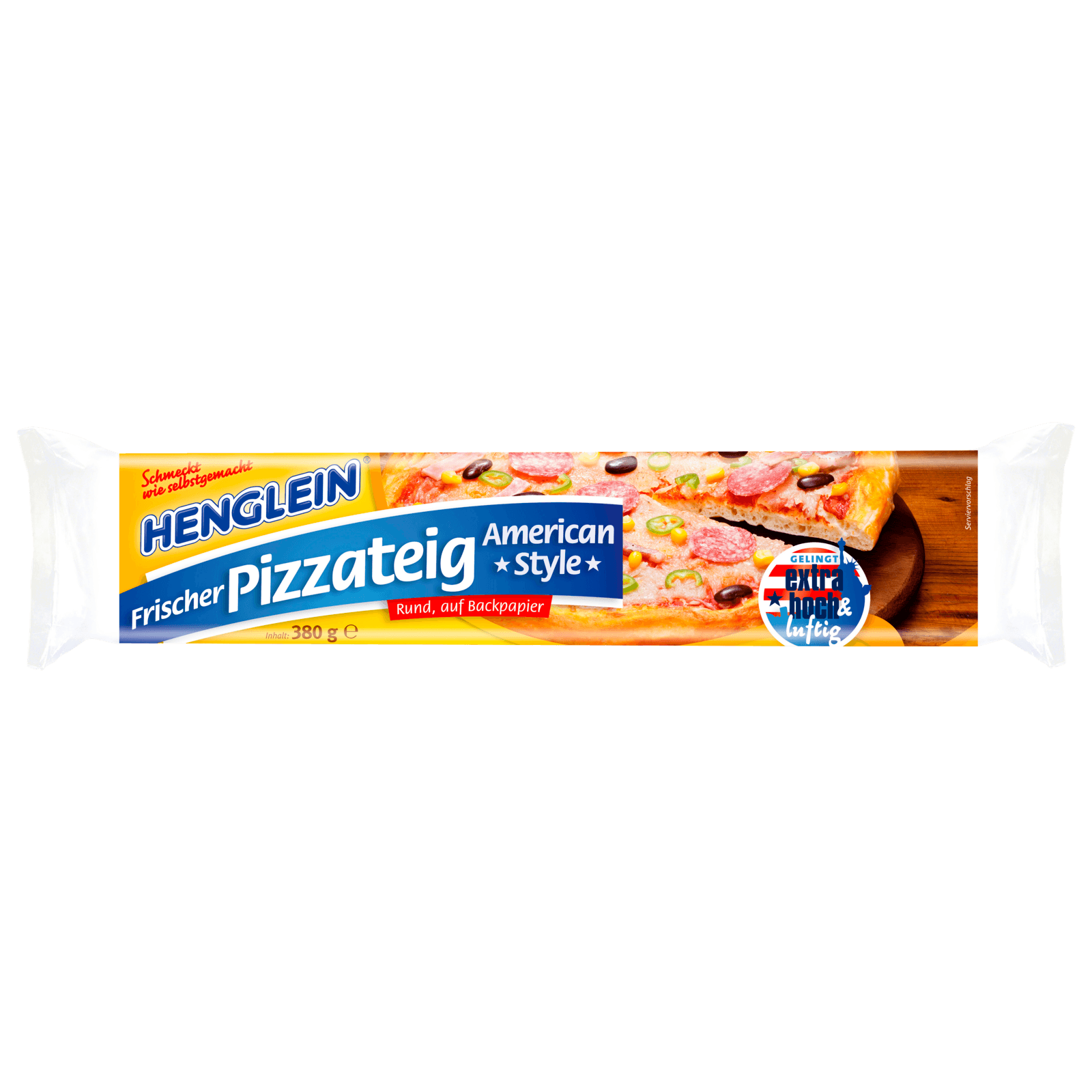 Henglein Pizzateig American Style 380g