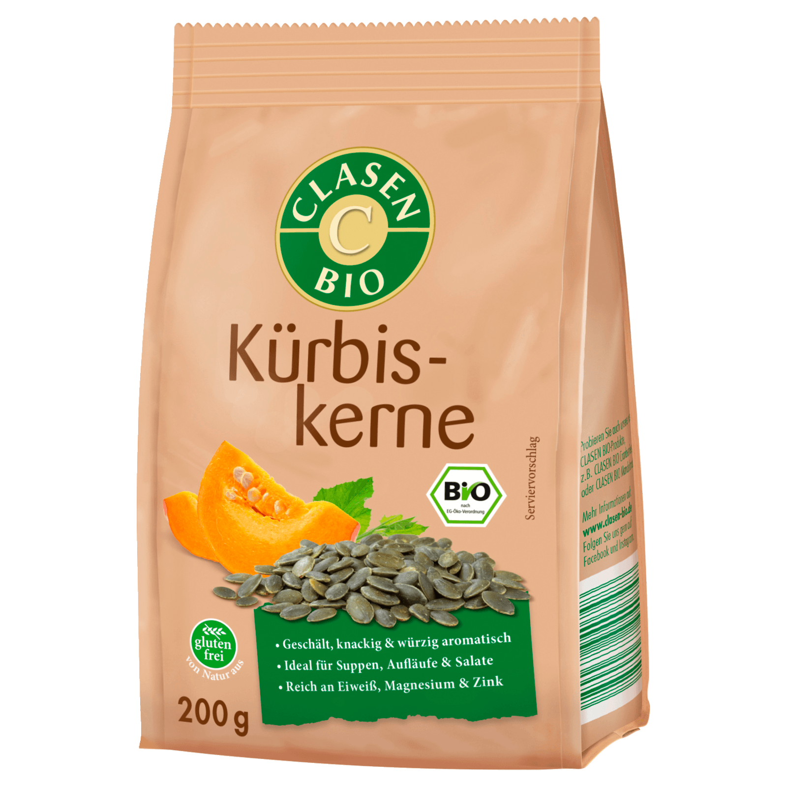 Clasen Bio Kürbiskerne 200g