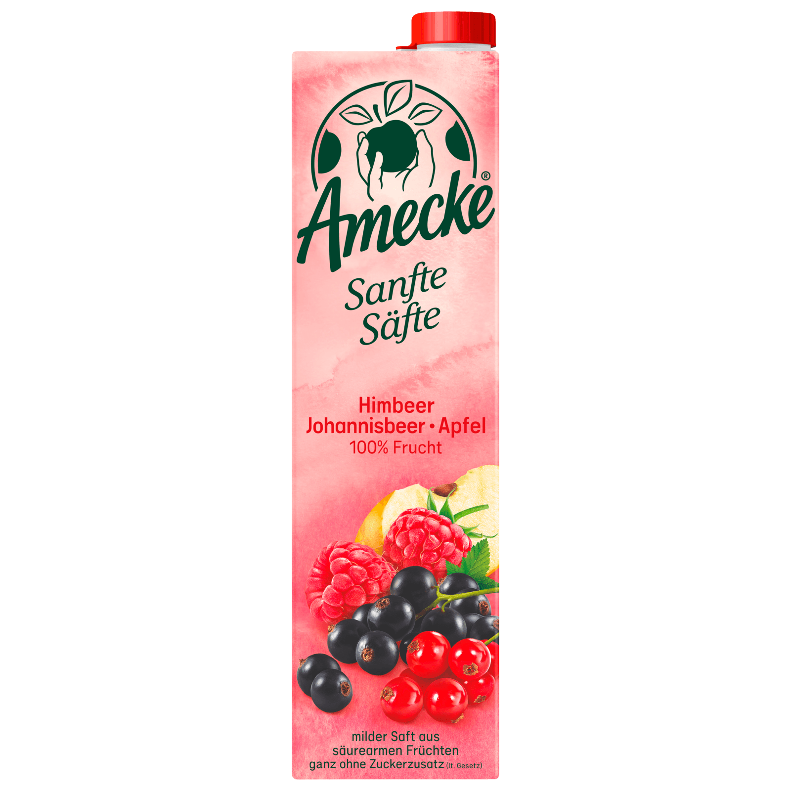 Amecke Sanfte Säfte Himbeer-Johannisbeer-Apfel 1l