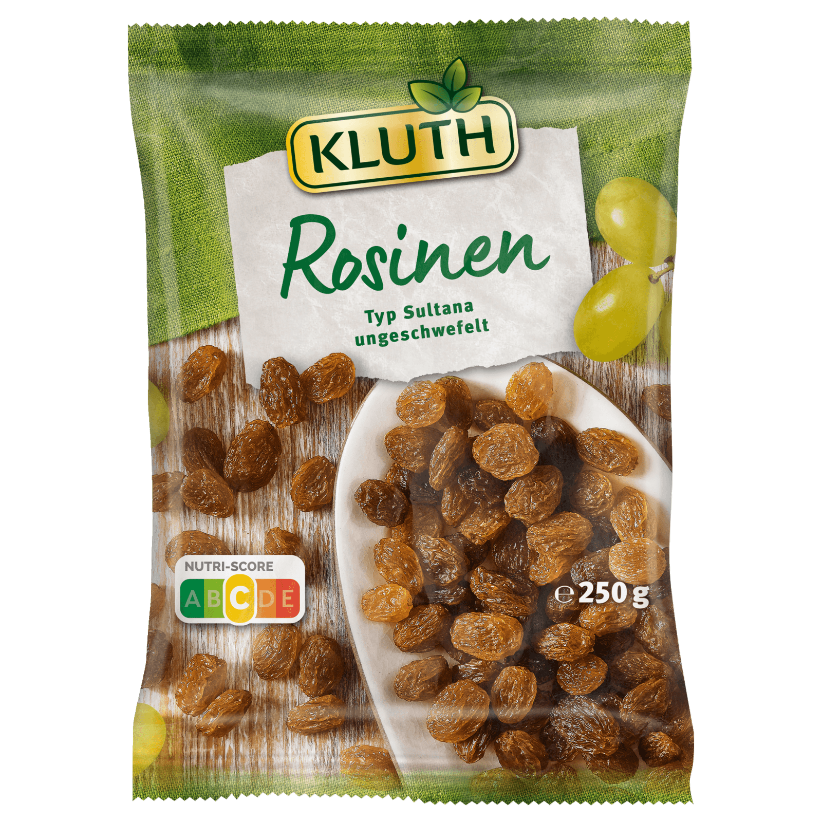 Kluth Rosinen Typ Sultana ungeschwefelt 250g