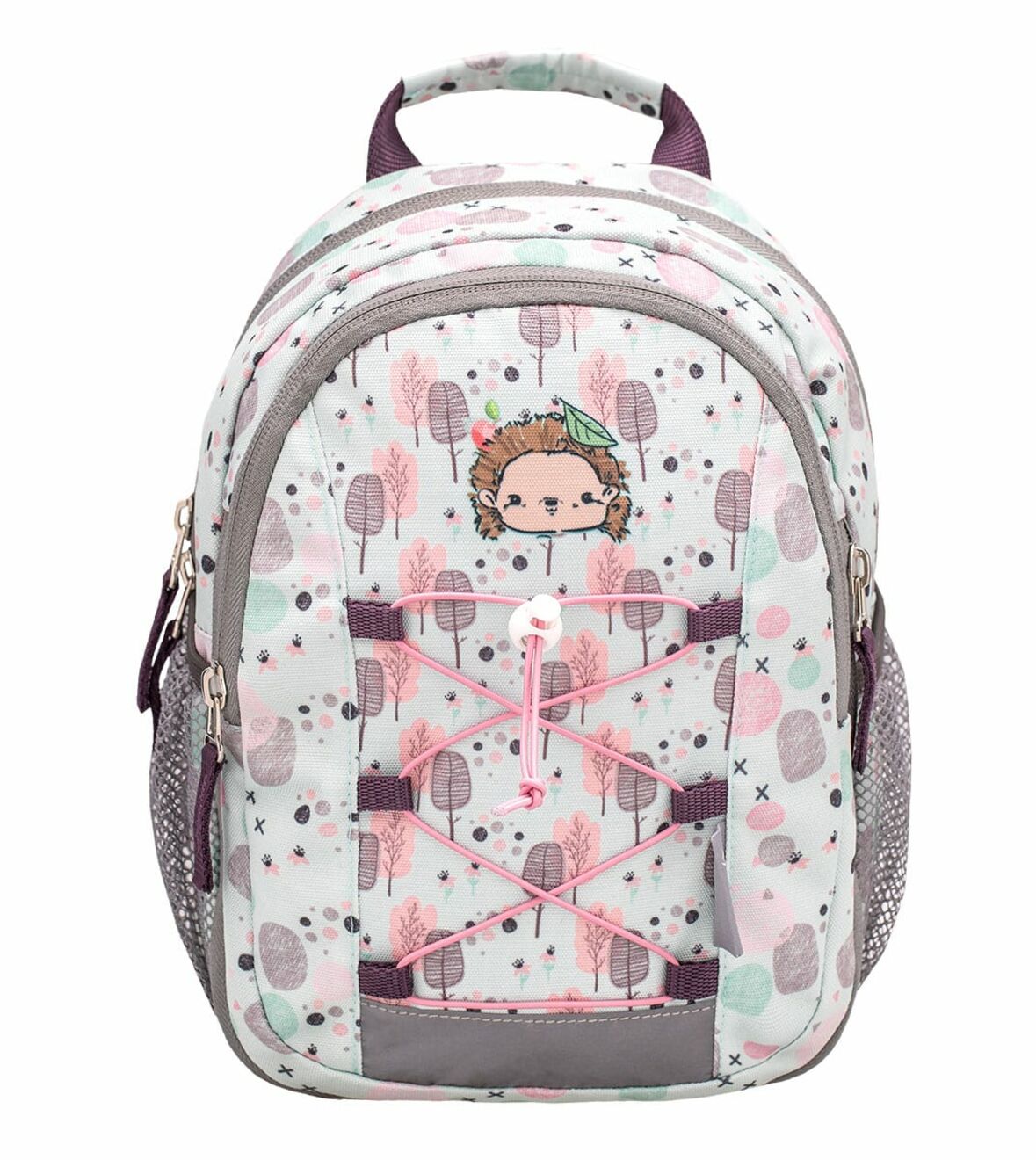 Belmil Kindergartenrucksack Mini Kiddy Woodland Hegdehog dunkelgrau