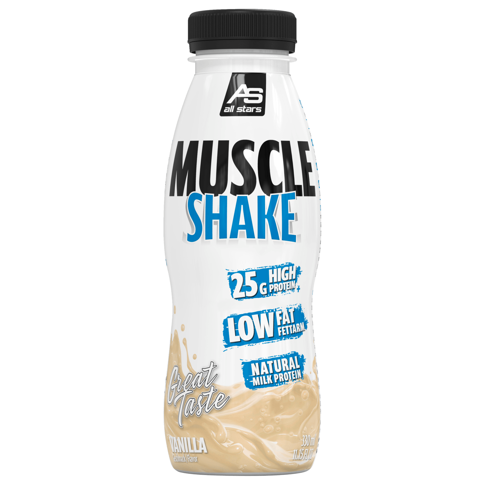 All Stars Muscle Shake Vanilla Flavour 0,33l