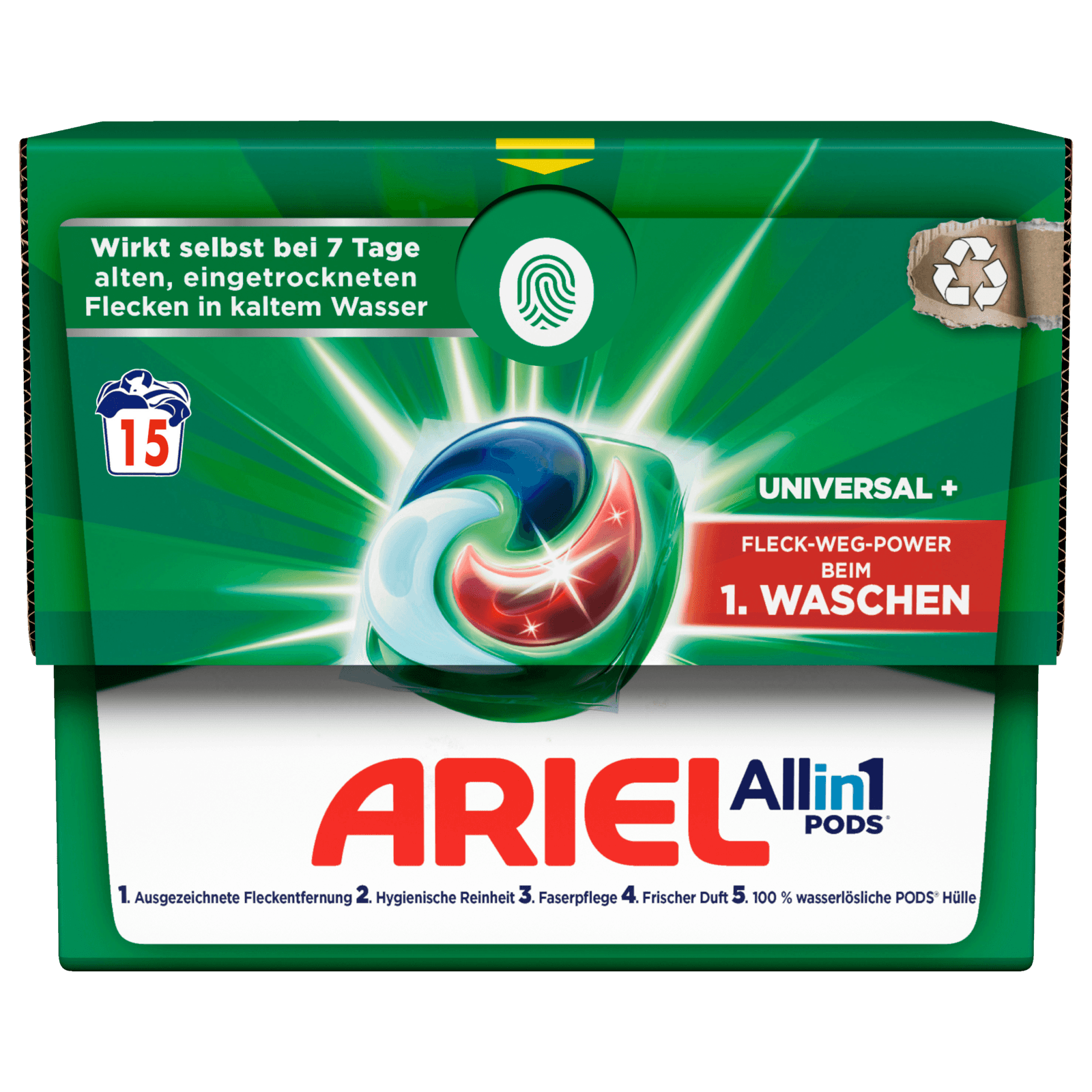 Ariel Universalwaschmittel All-in-1 Pods 321g, 15WL