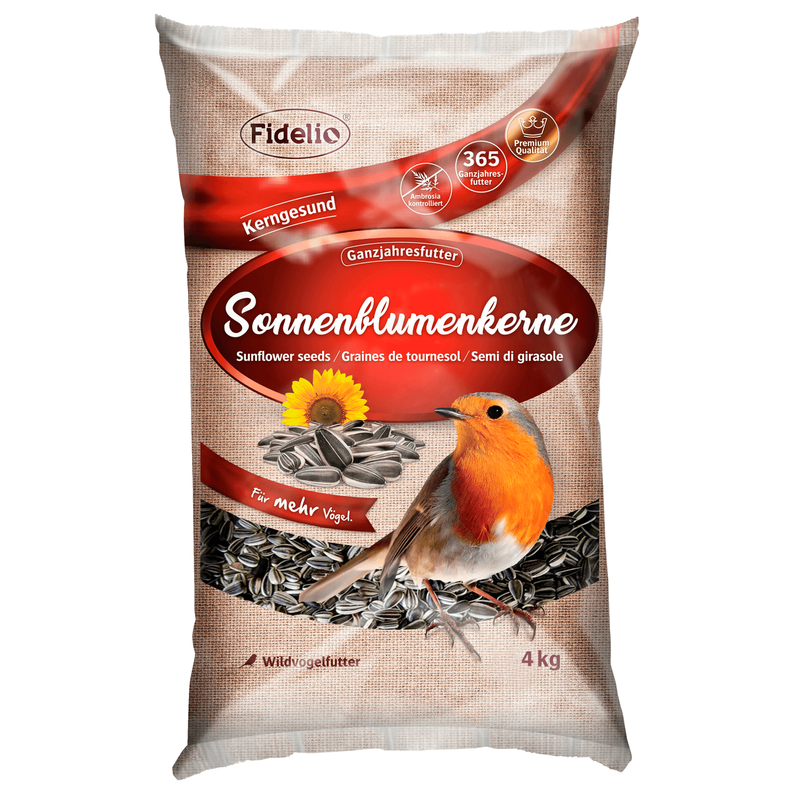 Fidelio Sonnenblumenkerne 4kg