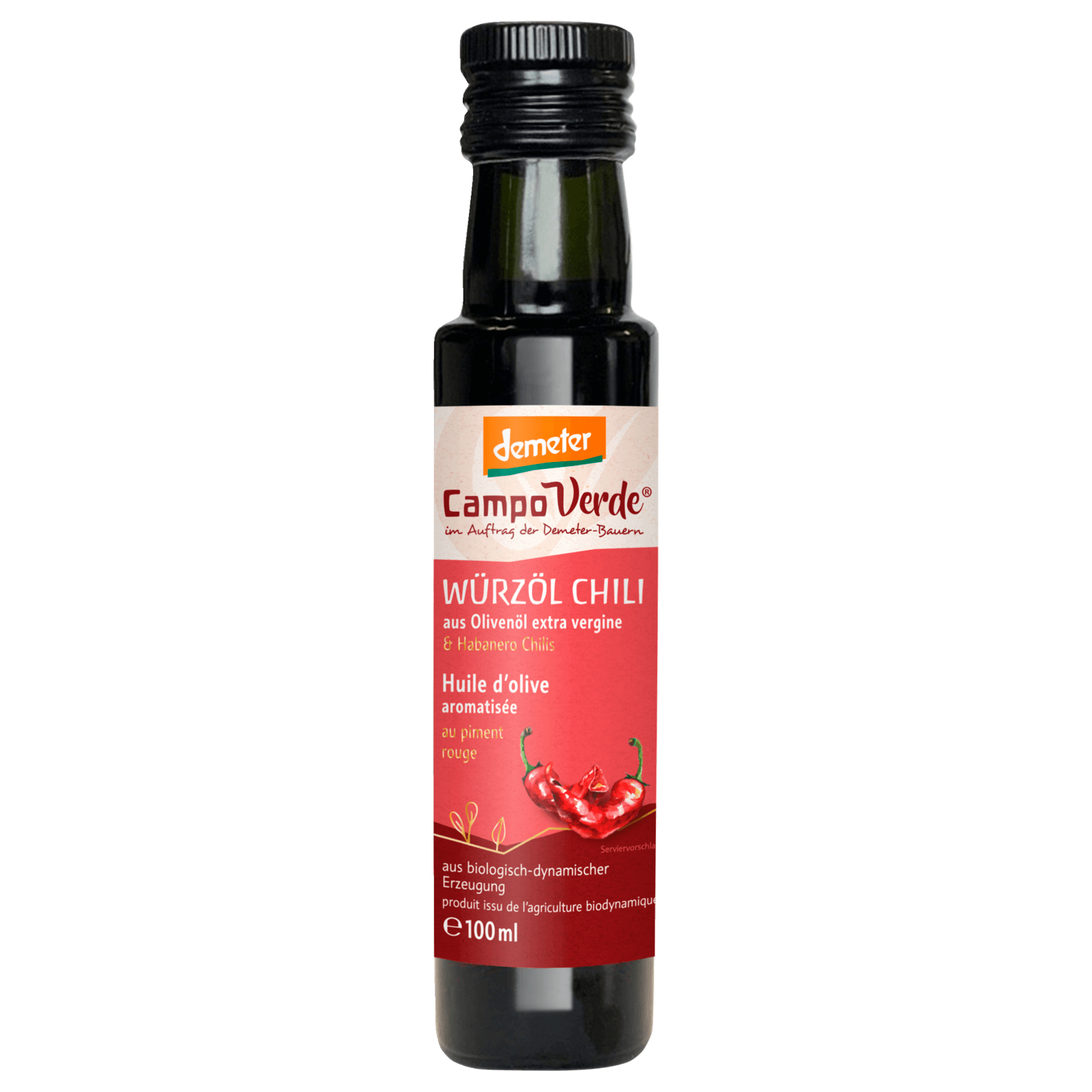 Campo Verde Bio Demeter Würzöl Chili 100ml