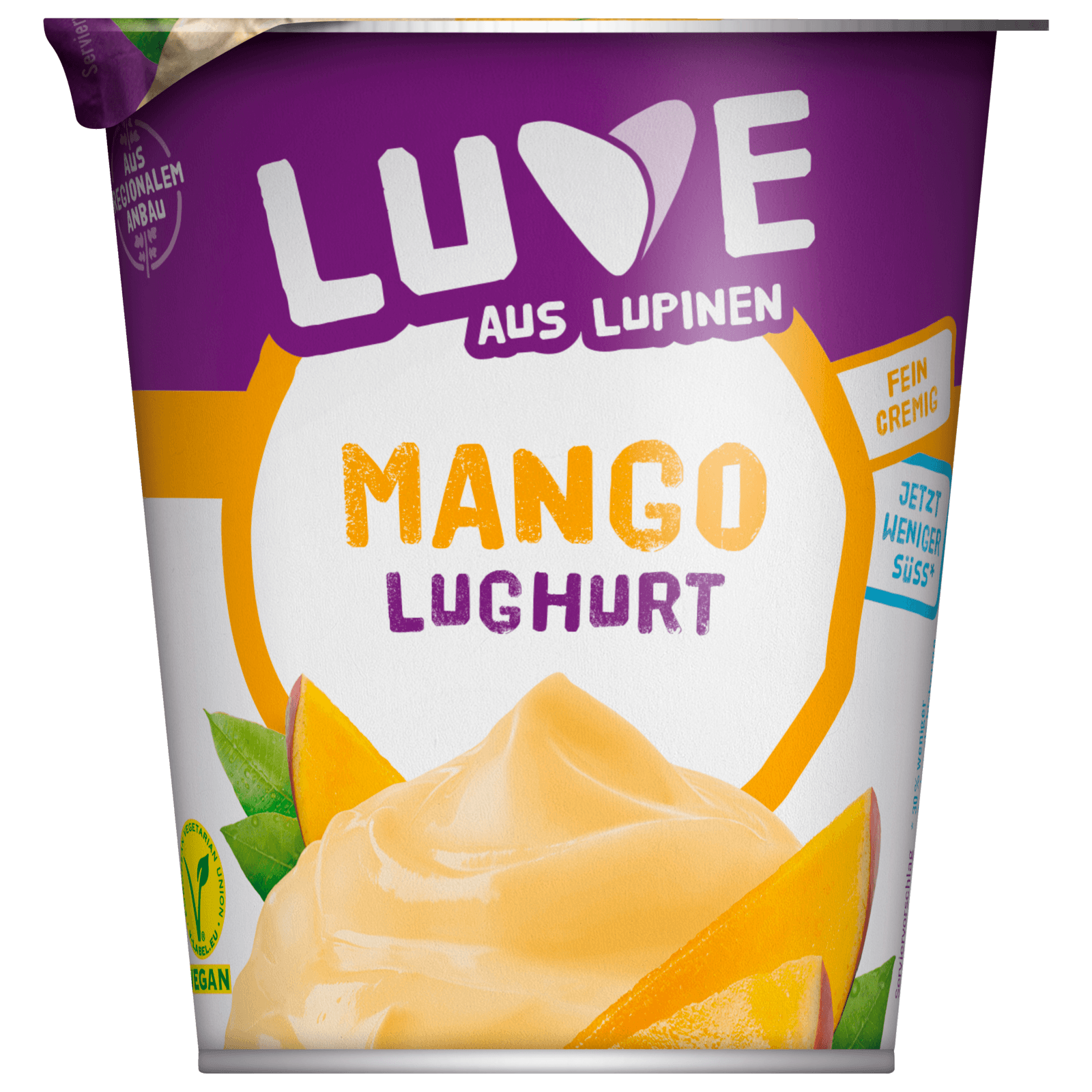 Made with Luve Lughurt Mango vegan 400g