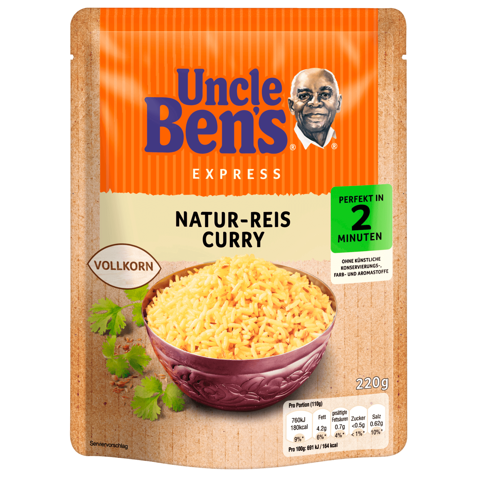 Ben's Original Express Natur-Reis Curry 220g