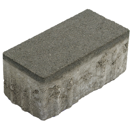 EHL Pflasterstein, Format: 20 x 10 x 8 cm, glatt, gefast - grau