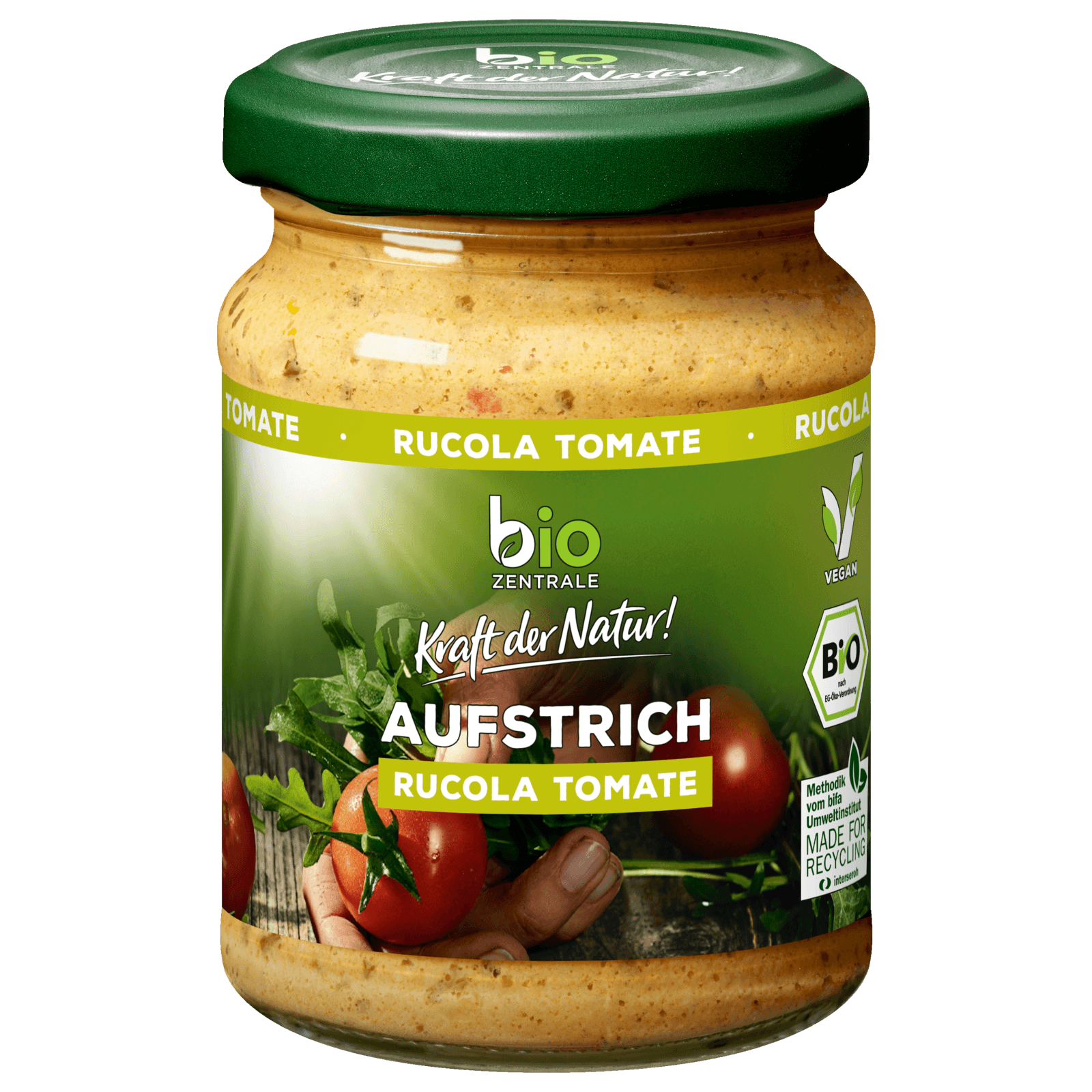 Biozentrale Bio Brotaufstrich Rucola-Tomate 125g