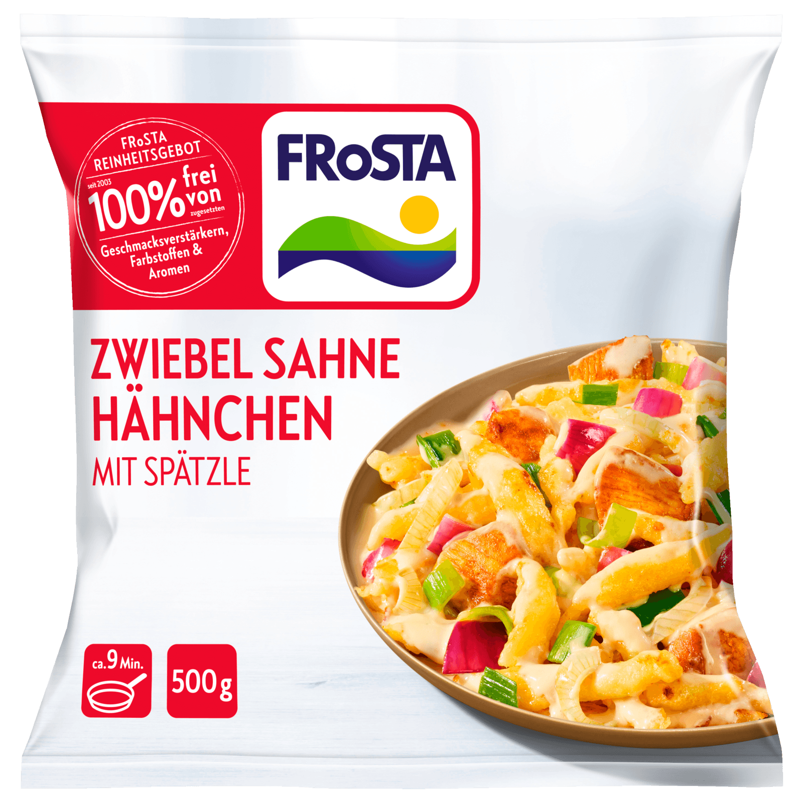 Frosta Zwiebel Sahne Hähnchen mit Spätzle 500g