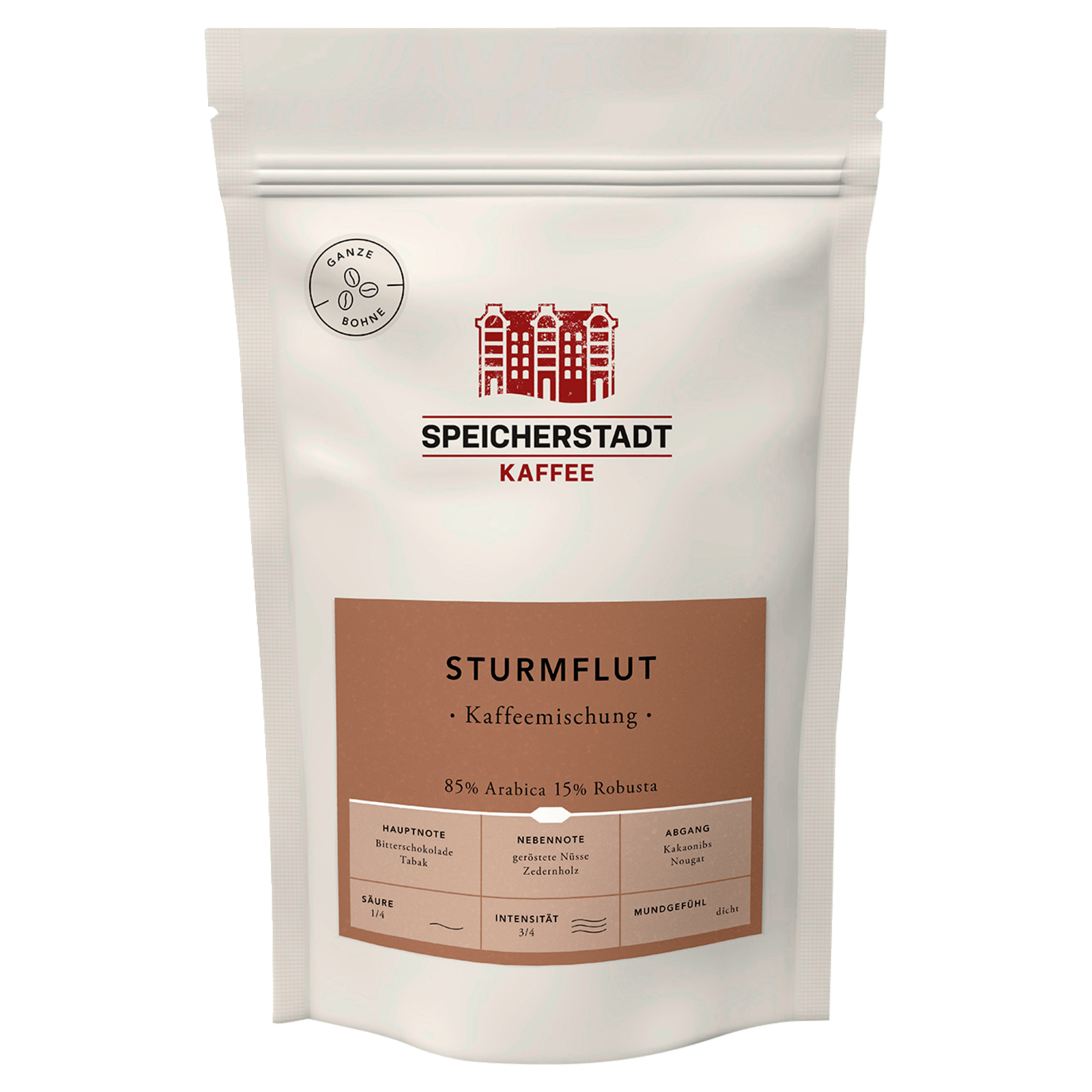 Speicherstadt Kaffee Sturmflut Kaffee ganze Bohne 250g